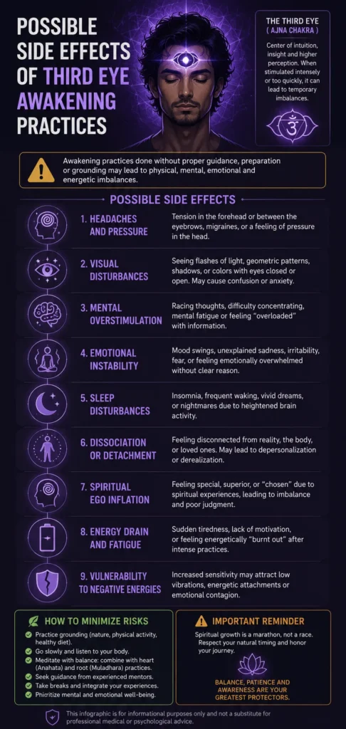 How to Perform Third Eye Awakening Visual Exercise at Home and Experience 10 Sign of Third Eye Activation 3 Possible side effects of third eye awakening practices