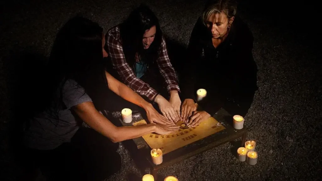 Ouija board planchette Background