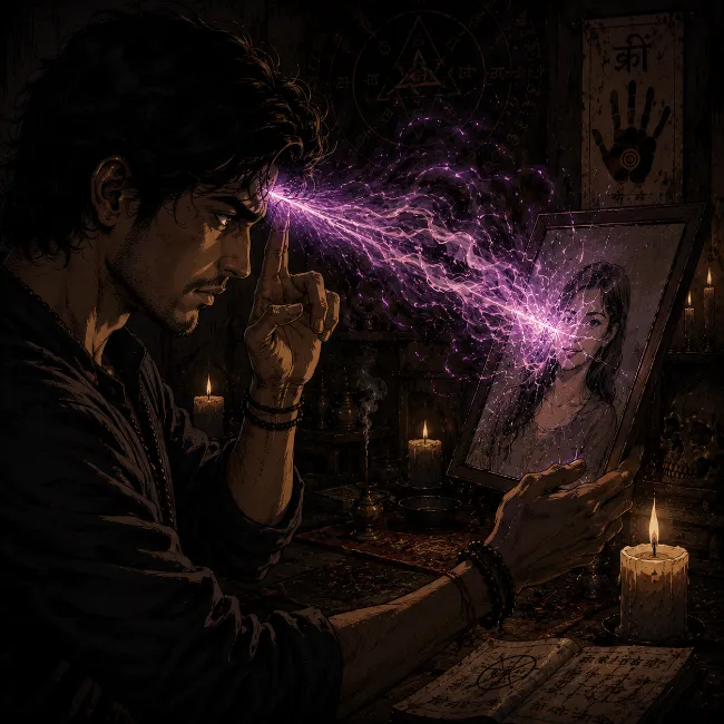 How to do Vashikaran by Photo at Home every Detail you Need to Get 100% Guaranteed Result 3 a male sending thought to girl