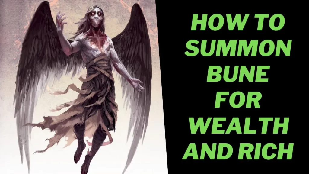 Bune Summoning Ritual Guide for wealth