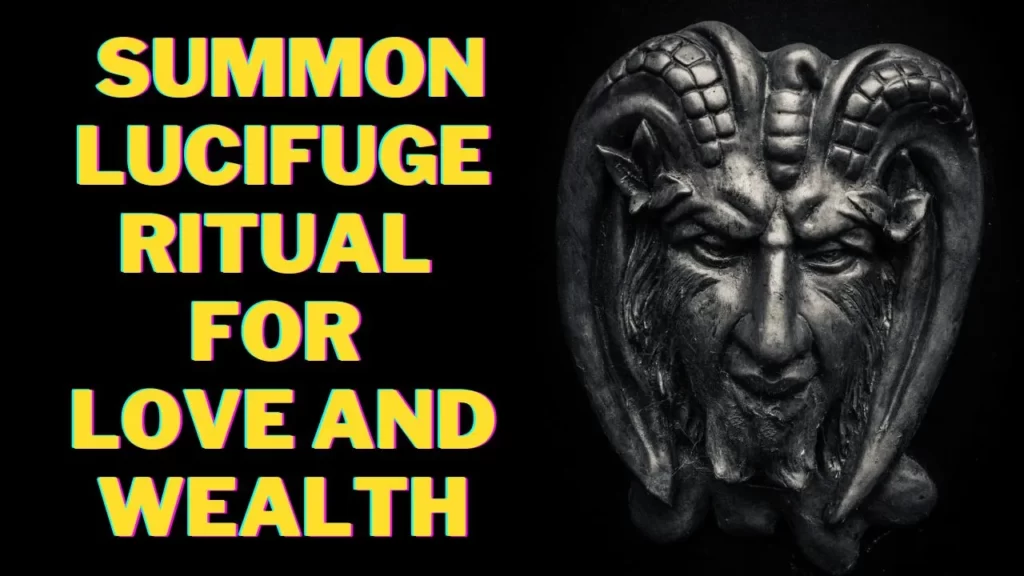 How to do Summoning Lucifuge ritual