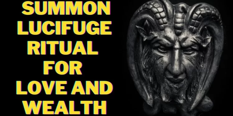 How to do Summoning Lucifuge ritual