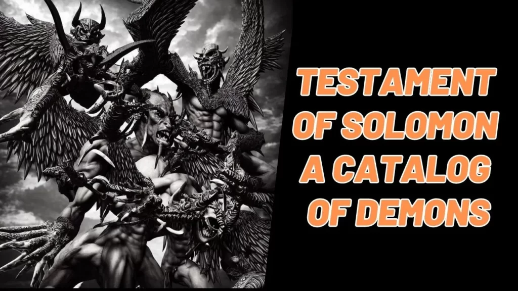 Supernatural Chronicles: Journeying through the Catalog of Demons in the Testament of Solomon