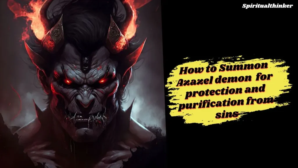 Summon Azazel demon