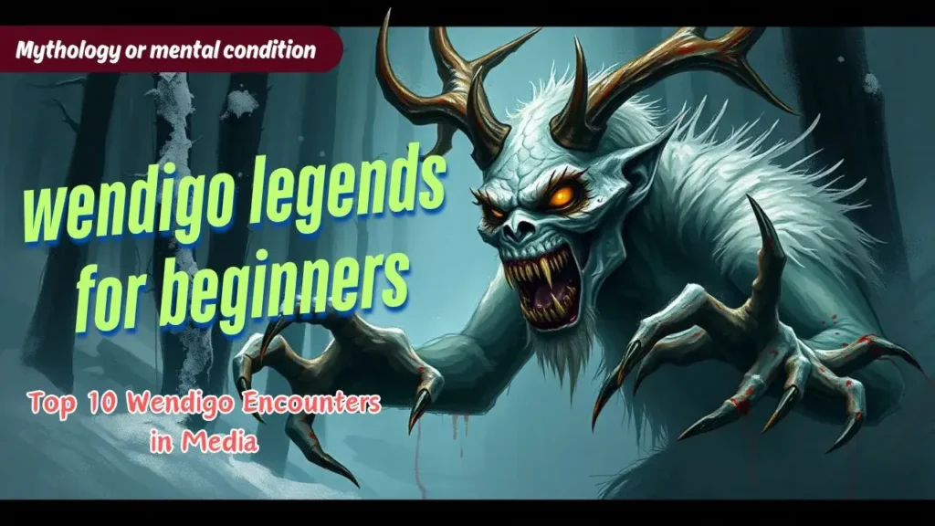 Wendigo monster from Algonkian mythology what make it most strongest creature 2 Top 10 Wendigo Encounters in Media