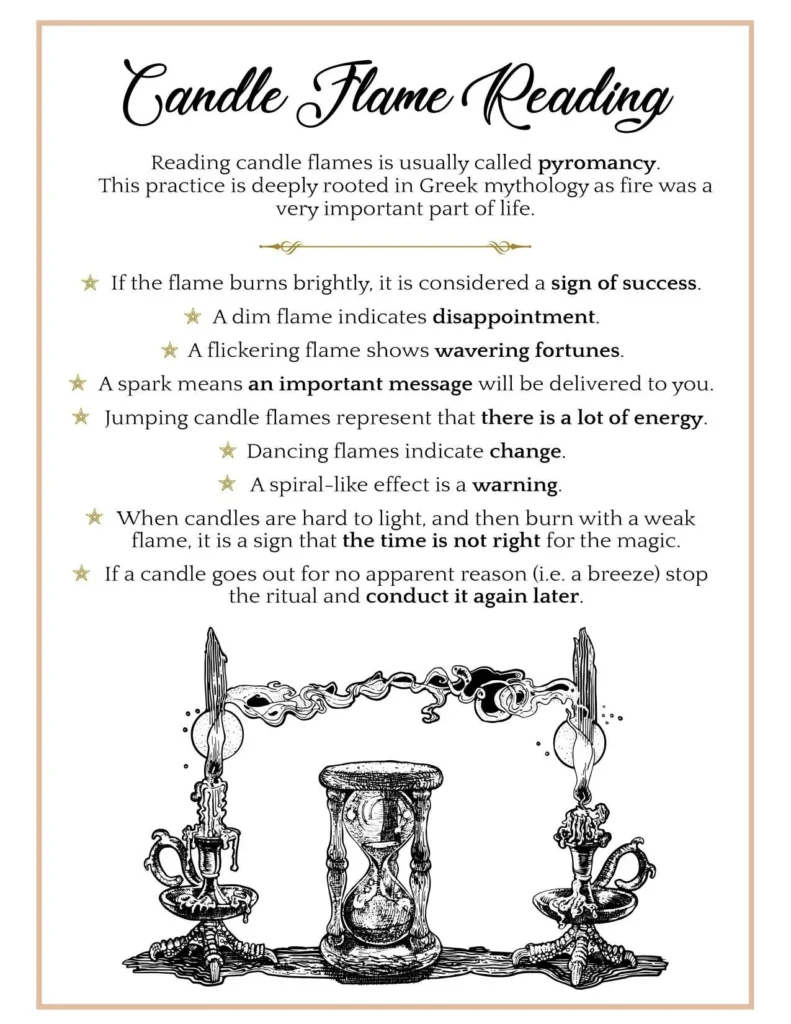 candle fire magic