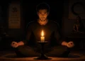 candle flame gazing grounding meditation