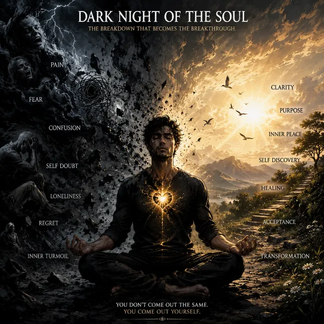 Dark Night of the Soul Stages The Hidden Spiritual Process Behind Your Suffering