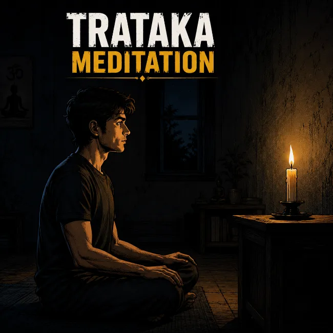 What Is Trataka gazing Meditation? Amazing Benefits, Techniques, and Beginner's Guide (2026) 3 candle trataka gazing meditation