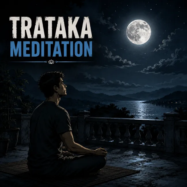 What Is Trataka gazing Meditation? Amazing Benefits, Techniques, and Beginner's Guide (2026) 2 moon gazing meditation