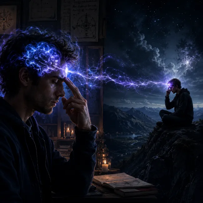 8+ Types Of Psychic Abilities: A Complete Beginner's Guide to Psychic Powers 2 two people are practicing telepathy